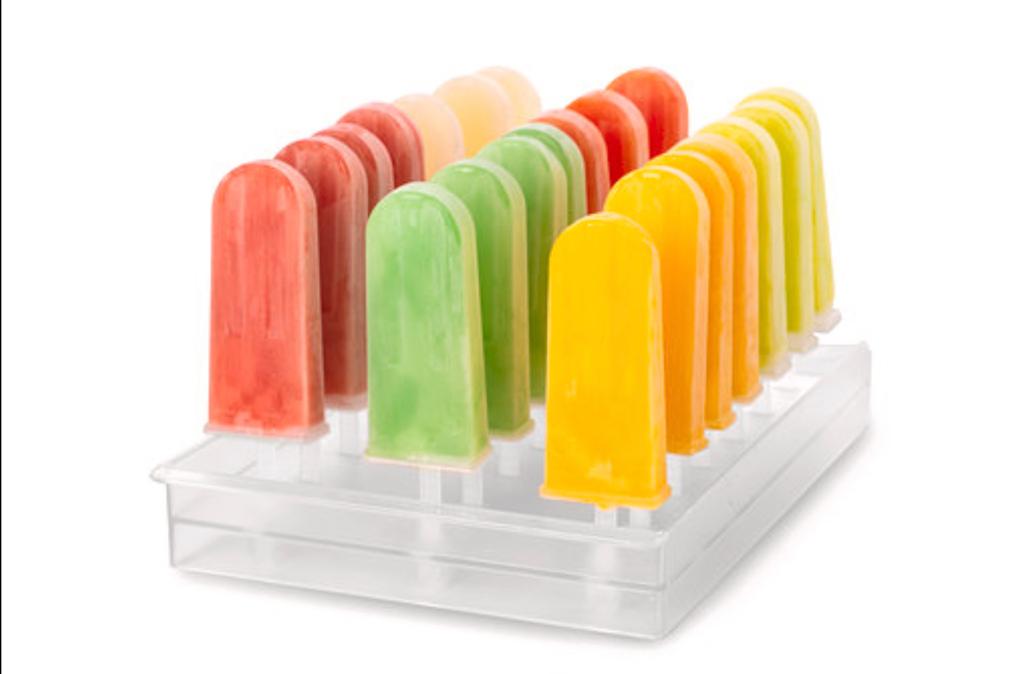 Inghetata pe bat colorata